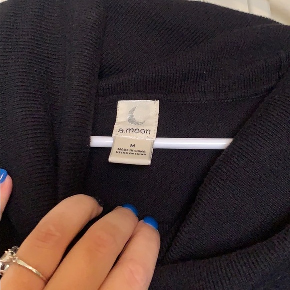 Black off the shoulder dress top - Picture 3 of 3